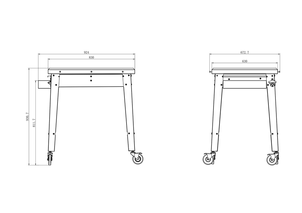 Pizza Oven Table