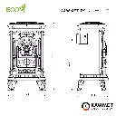 Wood burning stove KAWMET P9 (8 kW) ECO (4).webp