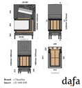 Insert Chazelles D 1000 EPI, Dimensions